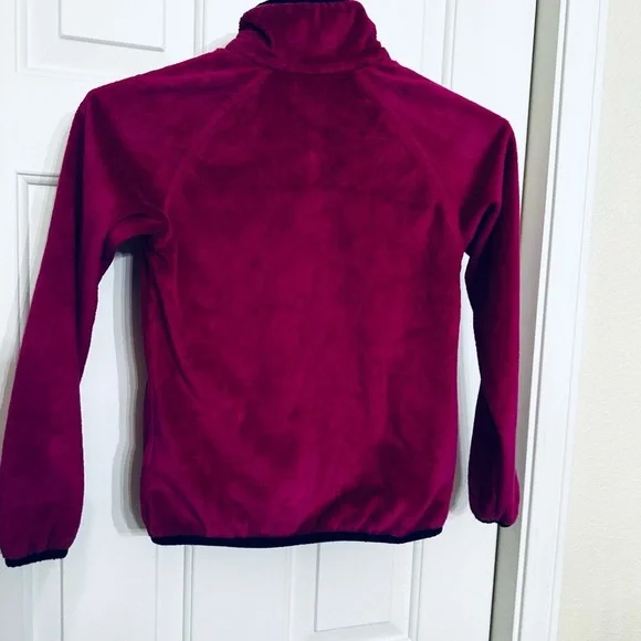 Columbia Girls Zip-Up Fleece Jacket- S (7/8) - Picture 2 of 3
